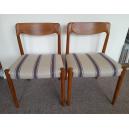 Pair of Danish Teak Dining Chairs